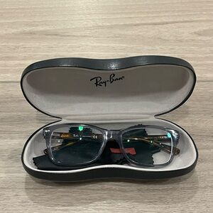 Ray-Ban RB5228 5629 Gray Brown Tortoise Eyeglasses Frame 53-17-140 FRAMES ONLY